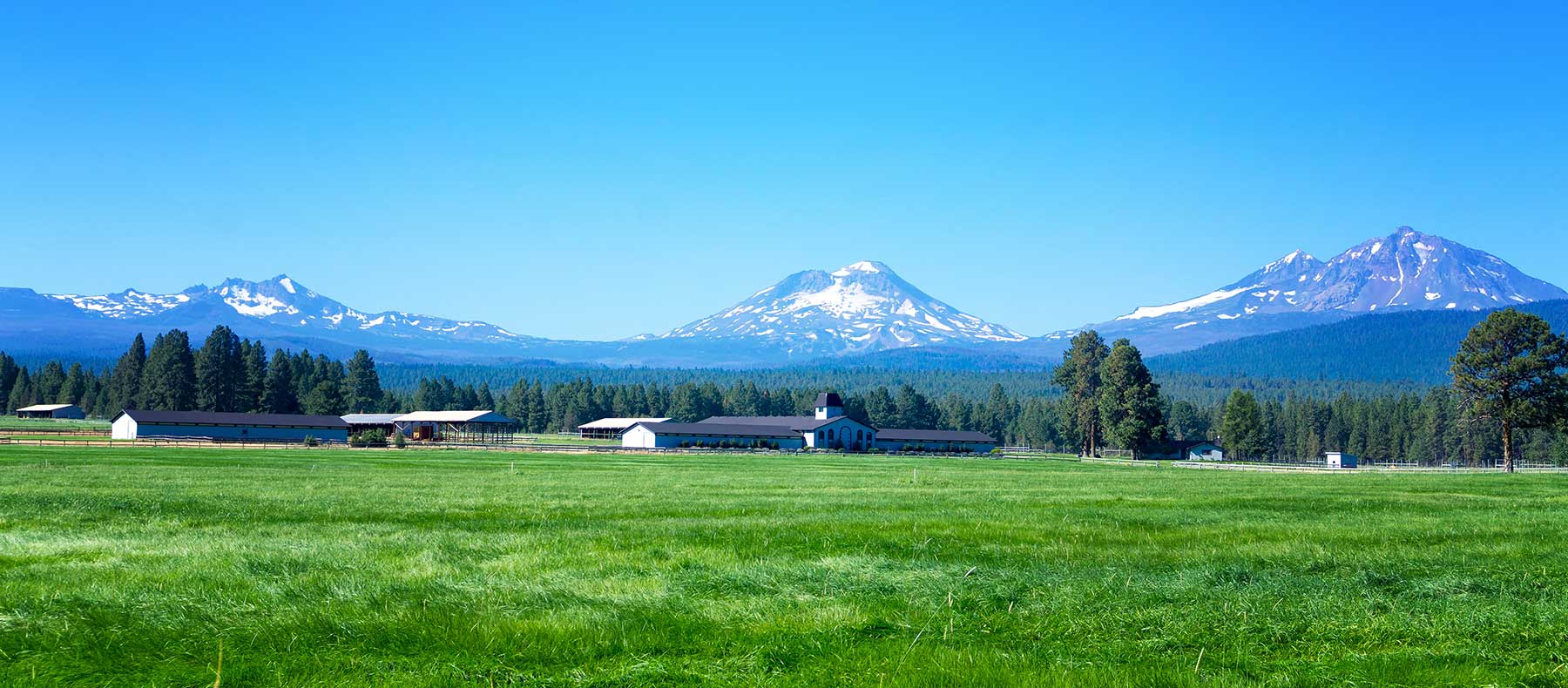 View of Sisters, Oregon